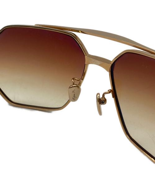 frency&Mercury（フレンシー＆マーキュリー）Frency＆Mercury (フレンシー＆マーキュリー) サングラス ゴールドの古着・服飾アイテム