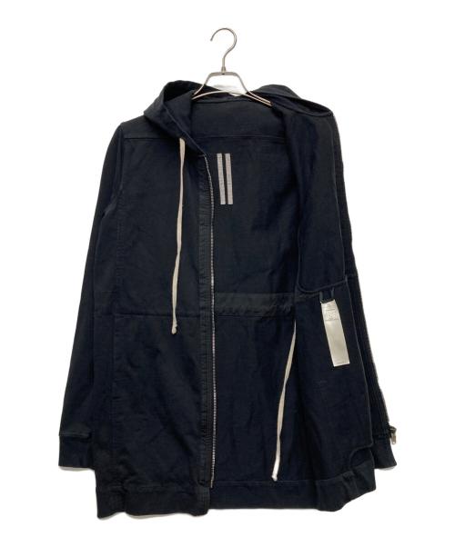 RICK OWENS（リックオウエンス）RICK OWENS (リックオウエンス) LS DRAWSTRING HOODIE/RU17F8288-BA ブラック サイズ:S ITの古着・服飾アイテム