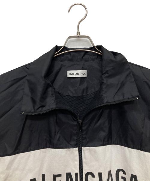 BALENCIAGA（バレンシアガ）BALENCIAGA (バレンシアガ) Nylon Logo Denim Jacket/529213 TBQ03 ブラック サイズ:38の古着・服飾アイテム
