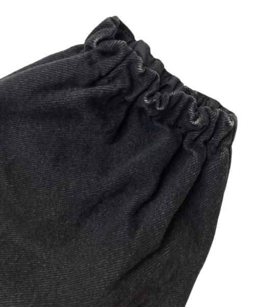 BALENCIAGA（バレンシアガ）BALENCIAGA (バレンシアガ) Nylon Logo Denim Jacket/529213 TBQ03 ブラック サイズ:38の古着・服飾アイテム