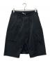 RICK OWENS（リックオウエンス）の古着「PODS SHORTS HEATHER BLACK/RU19S2384-TF」｜ブラック