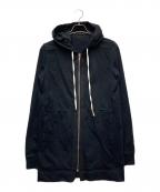 RICK OWENSリックオウエンス）の古着「LS DRAWSTRING HOODI/RU17S9288-BA」｜ブラック