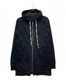 RICK OWENS（リックオウエンス）の古着「LS DRAWSTRING HOODI/RU17S9288-BA」｜ブラック
