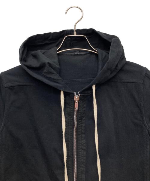 RICK OWENS（リックオウエンス）RICK OWENS (リックオウエンス) LS DRAWSTRING HOODI/RU17S9288-BA ブラック サイズ:S ITの古着・服飾アイテム