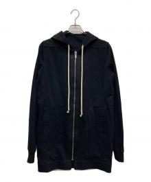 RICK OWENS（リックオウエンス）の古着「LS DRAWSTRING HOODI/RU17S9288-BA」｜ブラック