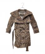 LOUIS VUITTONルイ ヴィトン）の古着「レオパードトレンチコート/RW112W WTCO03PS4」｜ブラウン