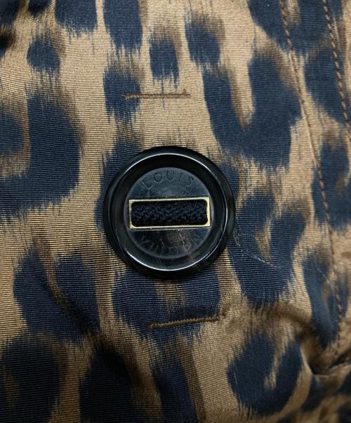 LOUIS VUITTON（ルイ ヴィトン）LOUIS VUITTON (ルイ ヴィトン) レオパードトレンチコート/RW112W WTCO03PS4 ブラウン サイズ:34の古着・服飾アイテム