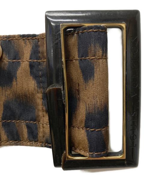 LOUIS VUITTON（ルイ ヴィトン）LOUIS VUITTON (ルイ ヴィトン) レオパードトレンチコート/RW112W WTCO03PS4 ブラウン サイズ:34の古着・服飾アイテム