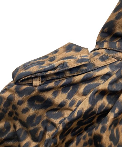 LOUIS VUITTON（ルイ ヴィトン）LOUIS VUITTON (ルイ ヴィトン) レオパードトレンチコート/RW112W WTCO03PS4 ブラウン サイズ:34の古着・服飾アイテム