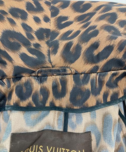 LOUIS VUITTON（ルイ ヴィトン）LOUIS VUITTON (ルイ ヴィトン) レオパードトレンチコート/RW112W WTCO03PS4 ブラウン サイズ:34の古着・服飾アイテム