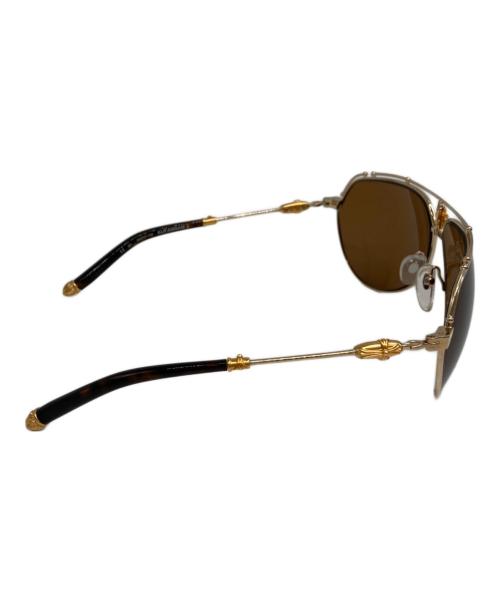 CHROME HEARTS（クロムハーツ）CHROME HEARTS (クロムハーツ) KUFANNAW II サングラス ゴールド サイズ:66□11-130の古着・服飾アイテム