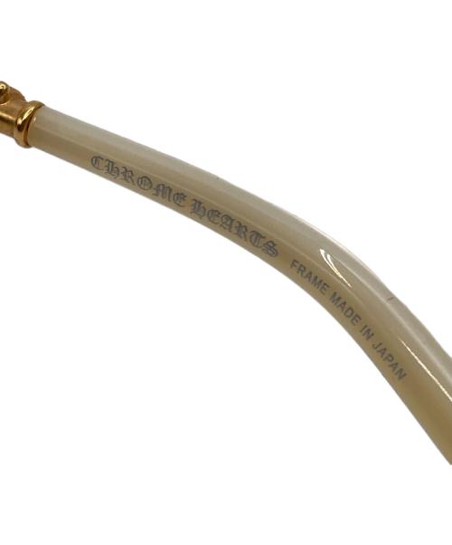 CHROME HEARTS（クロムハーツ）CHROME HEARTS (クロムハーツ) KUFANNAW II サングラス ベージュ×ゴールド サイズ:66□11-130の古着・服飾アイテム