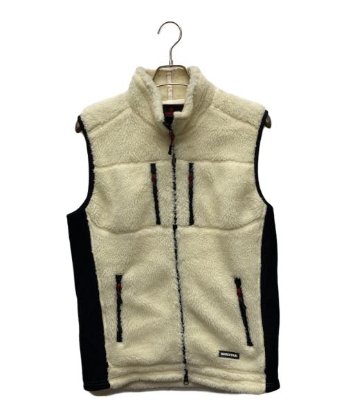 BRIEFING（ブリーフィング）BRIEFING (ブリーフィング) ボアベスト/BRG203M25 ホワイト サイズ:Lの古着・服飾アイテム