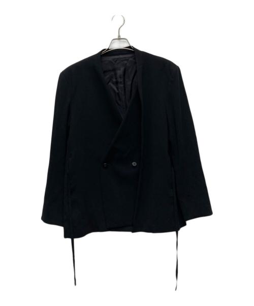 ETHOSENS（エトセンス）ETHOSENS (エトセンス) ストリングテーラードジャケット/	2E222-41 ブラック サイズ:3の古着・服飾アイテム