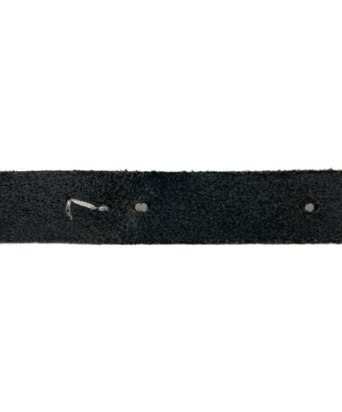 KOLOR（カラー）KOLOR (カラー) ナローレザースタッズベルト ブラックの古着・服飾アイテム