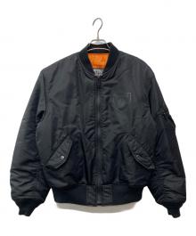 Hysteric Glamour（ヒステリックグラマー）の古着「WOMAN PIRATE MA-1 JACKET」｜ブラック