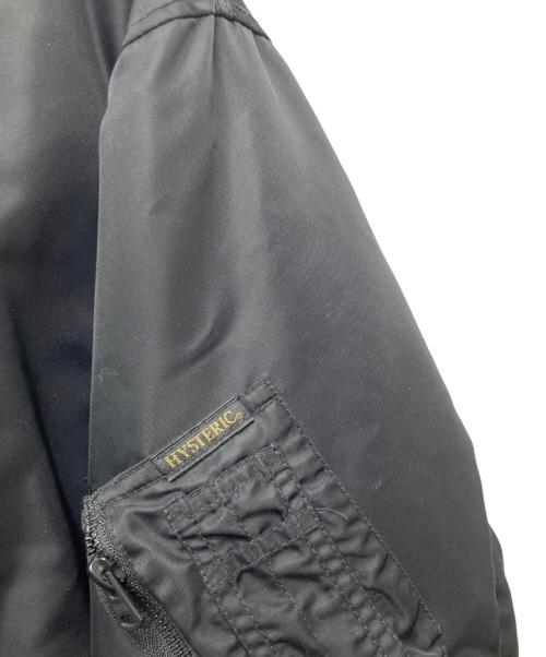 Hysteric Glamour（ヒステリックグラマー）Hysteric Glamour (ヒステリックグラマー) WOMAN PIRATE MA-1 JACKET ブラック サイズ:ＸＬの古着・服飾アイテム