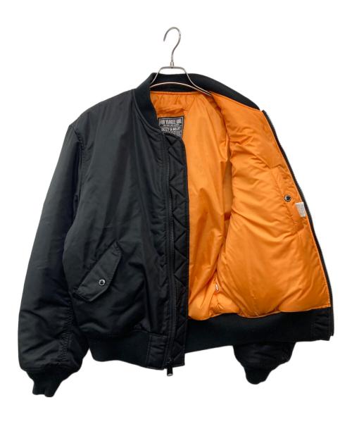 Hysteric Glamour（ヒステリックグラマー）Hysteric Glamour (ヒステリックグラマー) WOMAN PIRATE MA-1 JACKET ブラック サイズ:ＸＬの古着・服飾アイテム