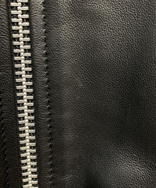 ssstein（シュタイン）ssstein (シュタイン) oversized lamb leather flight jacket/ST.474 ブラック サイズ:Mの古着・服飾アイテム