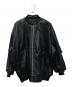 ssstein（シュタイン）の古着「oversized lamb leather flight jacket/ST.474」｜ブラック