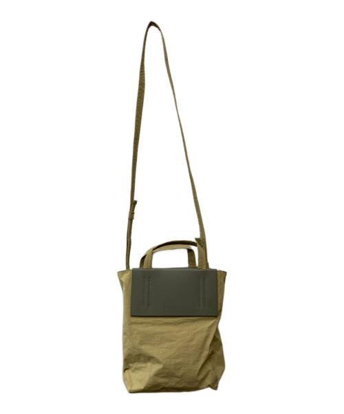 Acne studios（アクネ ストゥディオス）ACNE STUDIOS (アクネ ストゥディオス) ペイパリー ナイロントートバッグ ミニ 2WAY ショルダーバッグ/FN-UX-BAGS000097-C10145 カーキの古着・服飾アイテム