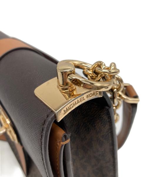 MICHAEL KORS（マイケル・コース）MICHAEL KORS (マイケル・コース) チェーンショルダーバッグ/	32S1GGRC0B ブラウンの古着・服飾アイテム