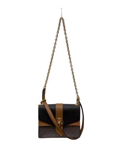 MICHAEL KORS（マイケル・コース）MICHAEL KORS (マイケル・コース) チェーンショルダーバッグ/	32S1GGRC0B ブラウンの古着・服飾アイテム