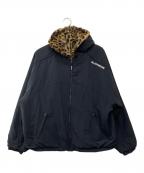 SUPREMEシュプリーム）の古着「25ss Faux Fur Reversible Hooded Track Jacket」｜ブラック