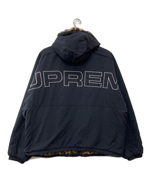 SUPREME（シュプリーム）Supreme (シュプリーム) 25ss Faux Fur Reversible Hooded Track Jacket ブラック サイズ:Lの古着・服飾アイテム