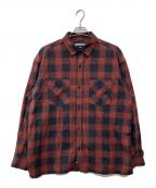 NEIGHBORHOODネイバーフッド）の古着「NEL CHECK SH LS . CO/222ARNH-SHM01」｜レッド