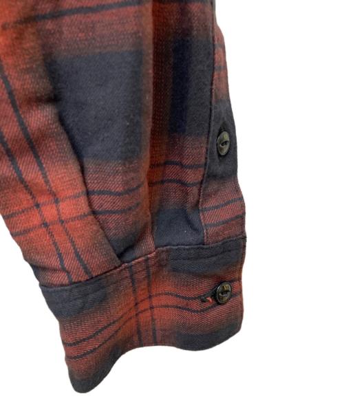 NEIGHBORHOOD（ネイバーフッド）NEIGHBORHOOD (ネイバーフッド) NEL CHECK SH LS . CO/222ARNH-SHM01 レッド サイズ:LARGEの古着・服飾アイテム