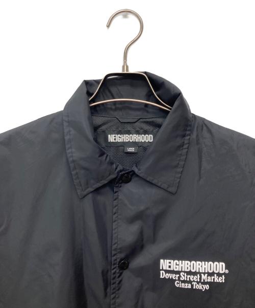 NEIGHBORHOOD（ネイバーフッド）NEIGHBORHOOD DOVER STREET MARKET GINZA 25SS DOVER STREET MARKET GINZA COACH JACKET/251TSNH-JKM02S ブラック サイズ:LARGEの古着・服飾アイテム