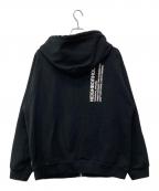 NEIGHBORHOODネイバーフッド）の古着「SOLID SWEAT ZIP HOODIE LS/251UWNH-CSM05」｜ブラック