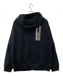 NEIGHBORHOOD（ネイバーフッド）の古着「SOLID SWEAT ZIP HOODIE LS/251UWNH-CSM05」｜ブラック