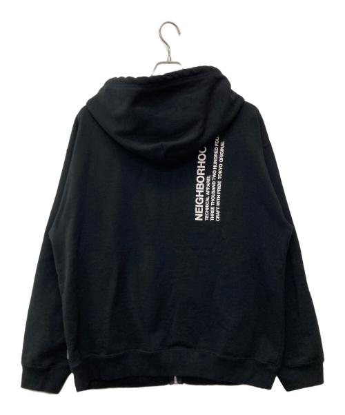 NEIGHBORHOOD（ネイバーフッド）NEIGHBORHOOD (ネイバーフッド) SOLID SWEAT ZIP HOODIE LS/251UWNH-CSM05 ブラック サイズ:LARGEの古着・服飾アイテム