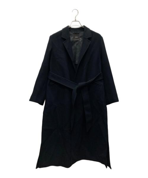 anuans（アニュアンス）anuans (アニュアンス) リバーロングチェスターコート/1523500288-0 ブラック サイズ:Ｓの古着・服飾アイテム