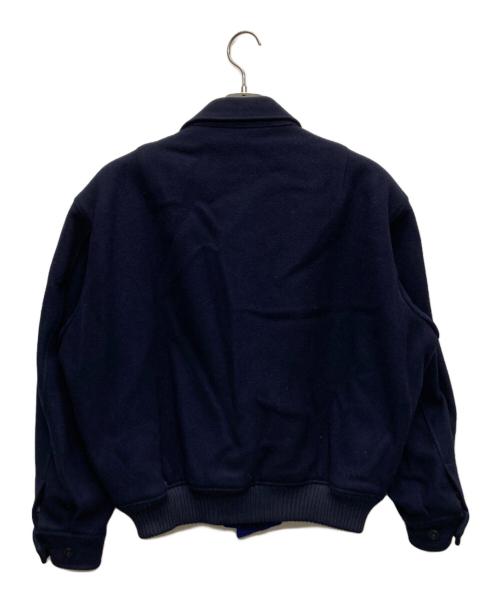 Christian Dior MONSIEUR（クリスチャンディオールムッシュ）Christian Dior MONSIEUR (クリスチャンディオールムッシュ) ウールブルゾン ネイビー サイズ:Ｌの古着・服飾アイテム