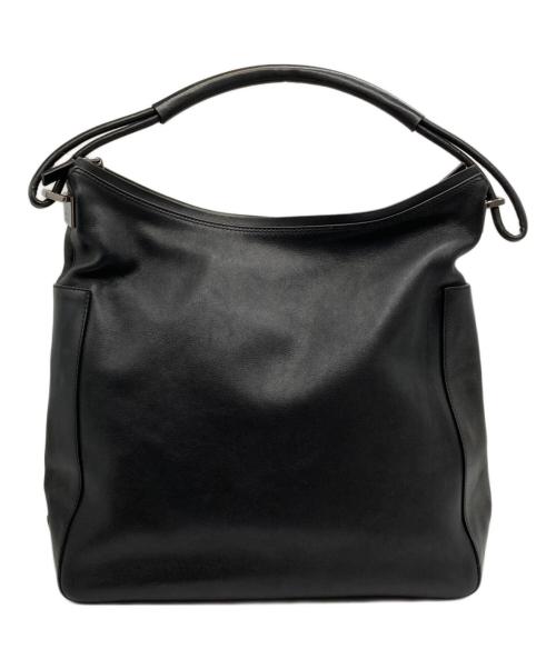 GUCCI（グッチ）GUCCI (グッチ) レザーワンショルダーバッグ/001・3770 ブラックの古着・服飾アイテム