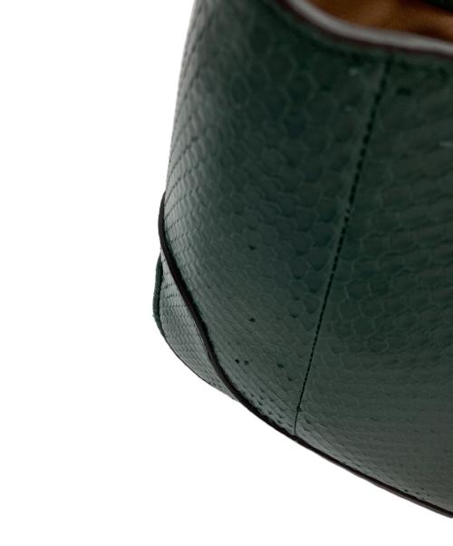 GUCCI（グッチ）GUCCI (グッチ) ジャッキー/パイソンバック//636709 グリーンの古着・服飾アイテム