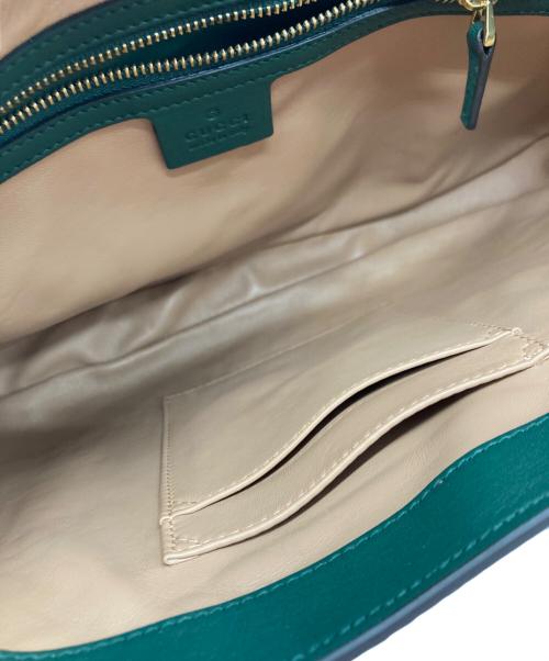 GUCCI（グッチ）GUCCI (グッチ) ジャッキー/パイソンバック//636709 グリーンの古着・服飾アイテム
