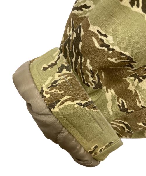 A BATHING APE（ア ベイシング エイプ）A BATHING APE (ア ベイシング エイプ) タイガーカモミリタリージャケット/001LJD301012X/TIGER CAMO COLLECTION グリーン サイズ:Lの古着・服飾アイテム