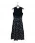 UNITED ARROWS (ユナイテッドアローズ) リボン カットジャカード コンビ ワンピース/1526-162-3830 ブラック サイズ:36：10000円