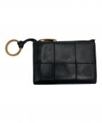 BOTTEGA VENETAボッテガベネタ）の古着「イントレチャートコインケース/A00481747M」｜ブラック