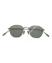 NOCHINO OPTICAL（ノチノオプティカル）の古着「サングラス/ PLUTINUM SILVER × GREY GREEN to D.GREY/KOUGETSU」｜シルバー