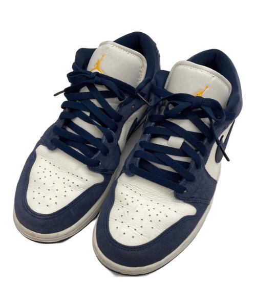 NIKE（ナイキ）NIKE (ナイキ) AIR JORDAN 1 LOW SE/IO7448-400 ホワイト×ネイビー サイズ:27cmの古着・服飾アイテム