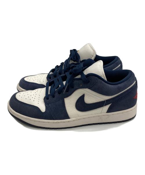 NIKE（ナイキ）NIKE (ナイキ) AIR JORDAN 1 LOW SE/IO7448-400 ホワイト×ネイビー サイズ:27cmの古着・服飾アイテム