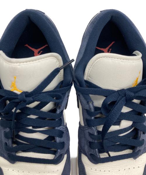 NIKE（ナイキ）NIKE (ナイキ) AIR JORDAN 1 LOW SE/IO7448-400 ホワイト×ネイビー サイズ:27cmの古着・服飾アイテム