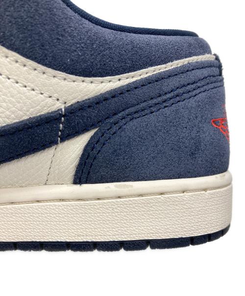 NIKE（ナイキ）NIKE (ナイキ) AIR JORDAN 1 LOW SE/IO7448-400 ホワイト×ネイビー サイズ:27cmの古着・服飾アイテム