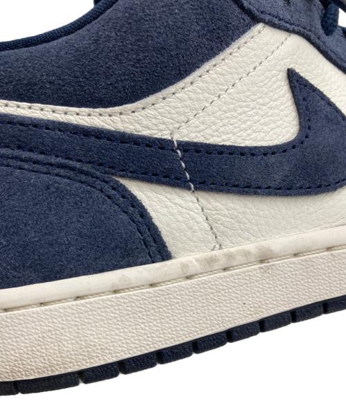 NIKE（ナイキ）NIKE (ナイキ) AIR JORDAN 1 LOW SE/IO7448-400 ホワイト×ネイビー サイズ:27cmの古着・服飾アイテム