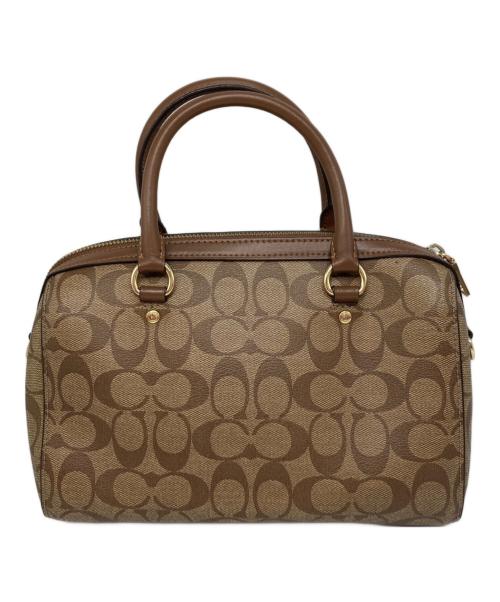 COACH（コーチ）COACH (コーチ) 2WAYバッグ/F83607/ローアン サッチェル シグネチャー キャンバス ベージュの古着・服飾アイテム